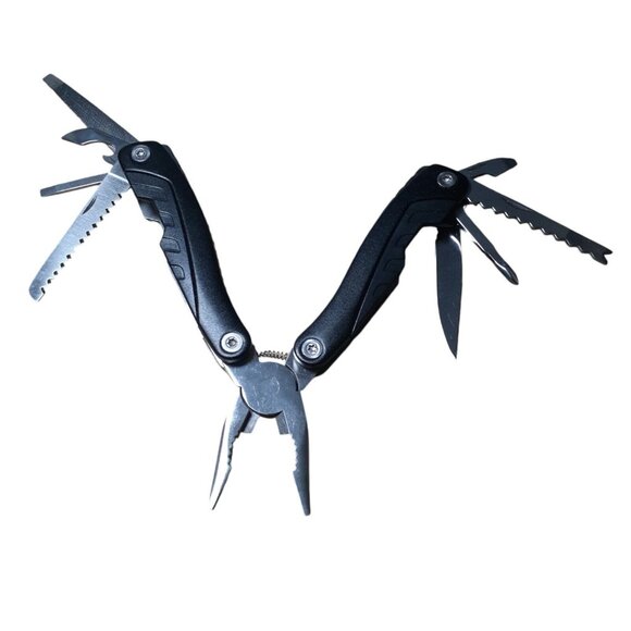 Multi-tool All in One Pliers Bottle Opener Flat & Phillips Screwdriver Saw Knife - Picture 10 of 13